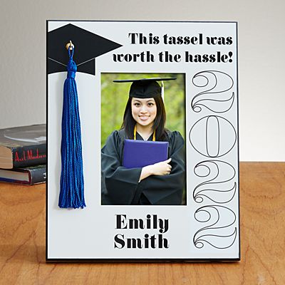 Personalized Graduation Picture Frame Student Gift Ideas Wooden Photo Frame Custom Photo Frame Gift for Alumna Engraved Photo Frame