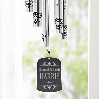 Two People In Love 30-Inch Personalized Wind Chime