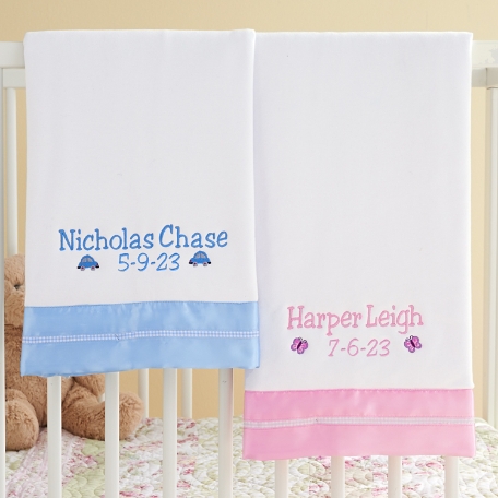 Polyfilled Satin Trim Blanket