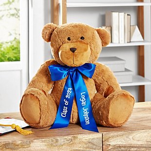 27" Plush Bear - Blue Ribbon