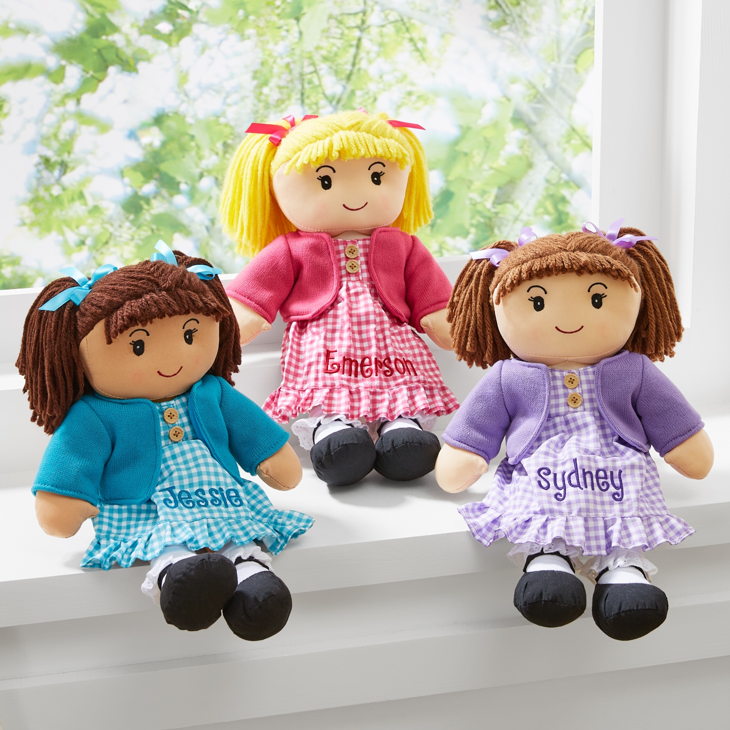 Custom made plush clearance dolls