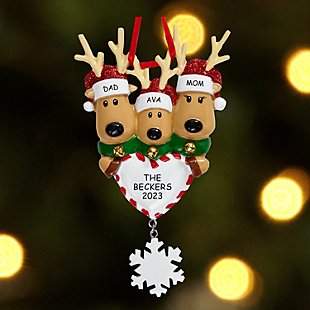 Reindeer Family Ornament
