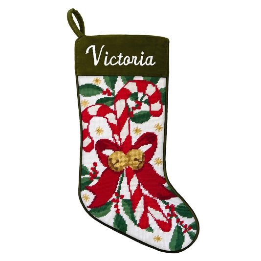 Vintage Needlepoint Stockings and Tree Skirt  Needlepoint christmas  stockings, Personalized stockings, Needlepoint stockings