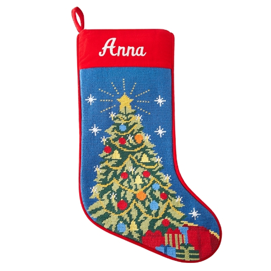 Nostalgic Christmas Stocking - Cross Stitch Pattern