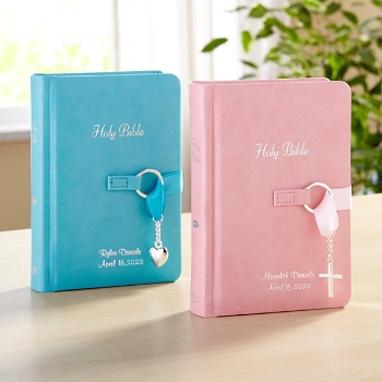 Delightfully Elegant Children's Personalized Bible