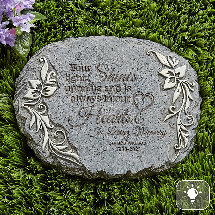 Let Love Shine Memorial Garden Stone