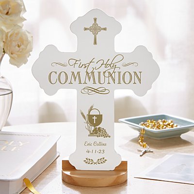 First Communion Keepsake Cross