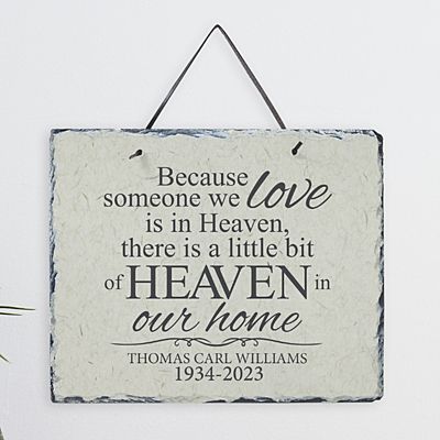 For Loved Ones in Heaven Slate