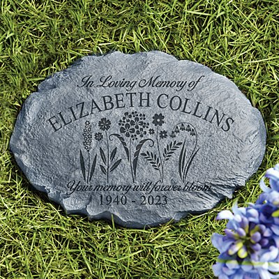 Forever Memories Memorial Personalized Garden Stone
