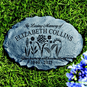 Forever Memories Memorial Personalized Garden Stone