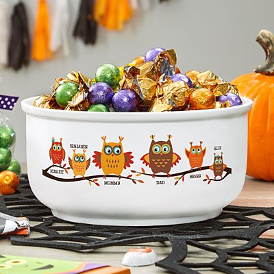 Owl Family Candy Bowl