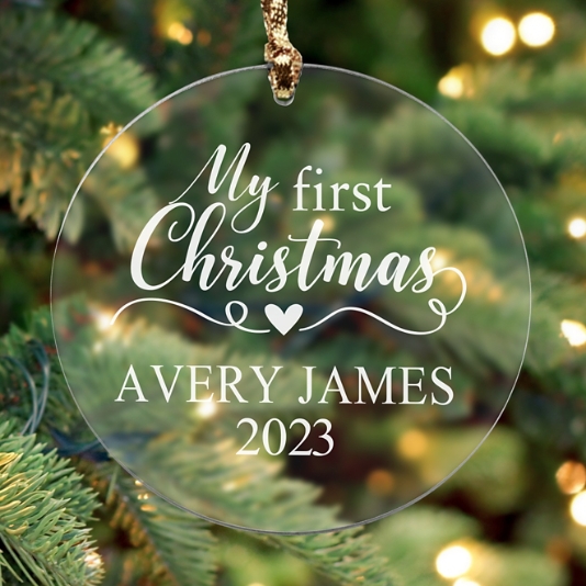 Personal creations outlet baby's first christmas