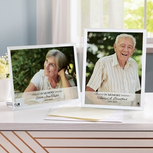 Memorial Glass Photo Frame