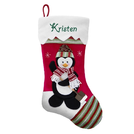 Winter Wonderland™ Personalized Stocking-Penguin