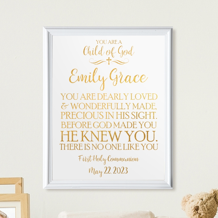 Child Of God Framed Print