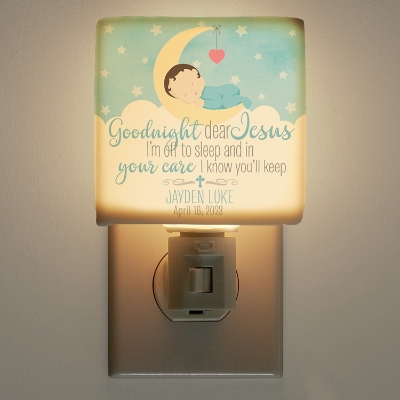 Sweet Dreams Jesus Personalized Night Light