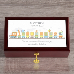 Name Train Keepsake Box