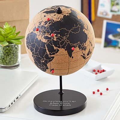 Destinations Explored Personalized Cork Globe