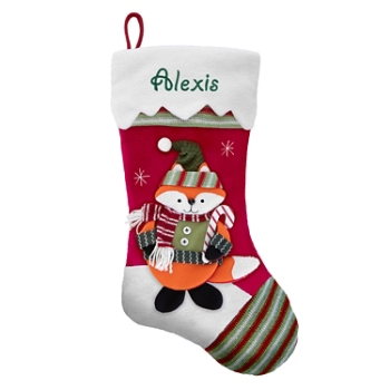 Winter Wonderland™ Personalized Stocking-Fox