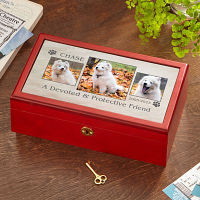 Pet Memorial Photo Keepsake Box
