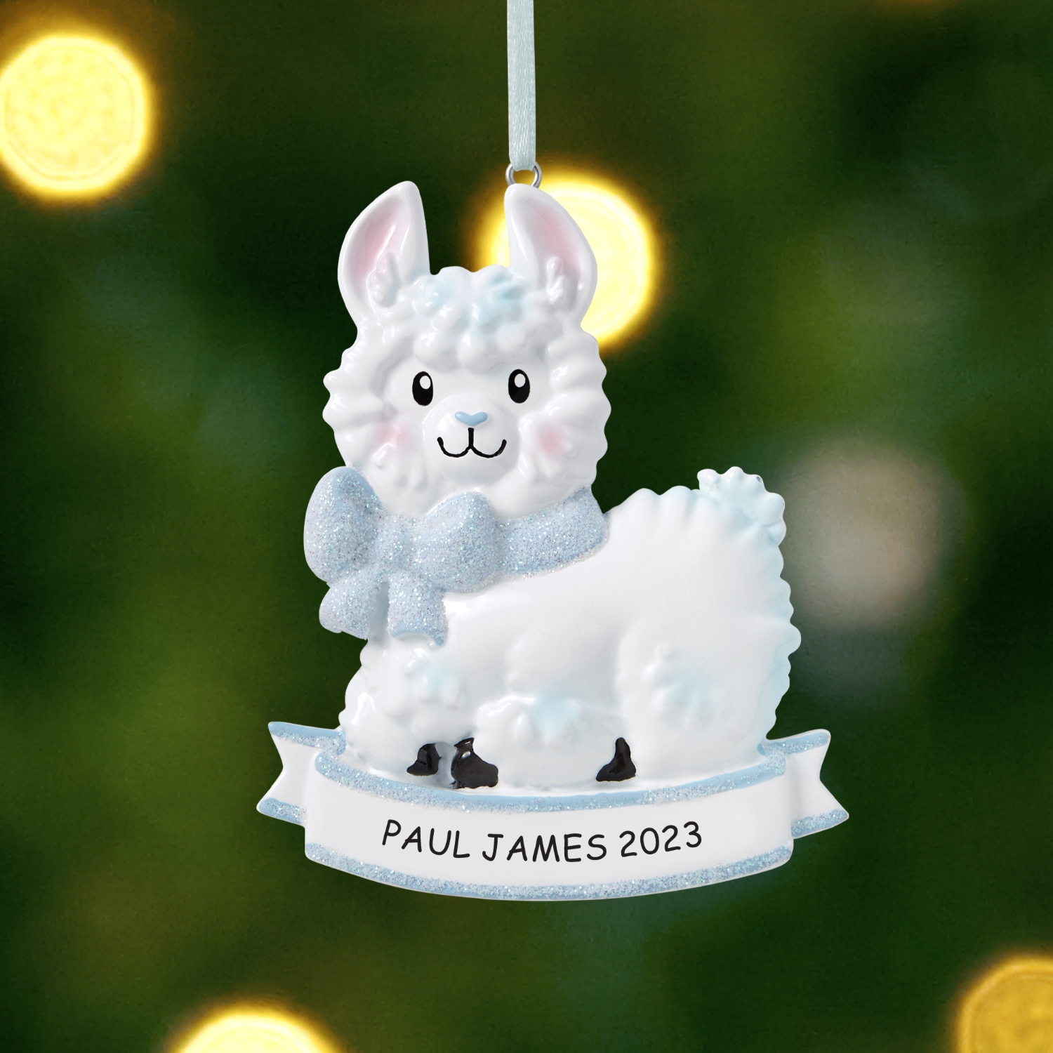 Fa La La Llama Baby Ornament