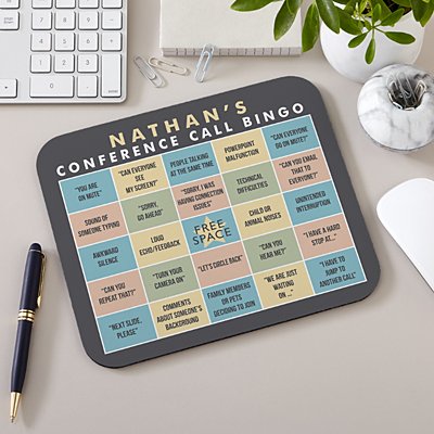 Conference Call Bingo Mouse Mat
