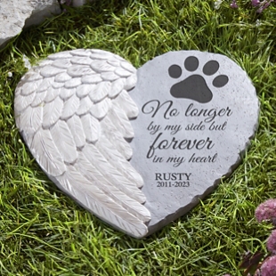 Pawprints on My Heart Garden Stone