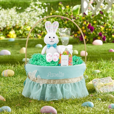 Pretty Polka Dot Basket