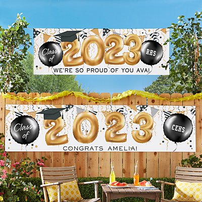 Up and Away Graduation Banner