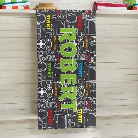 Top Gamer Beach Towel