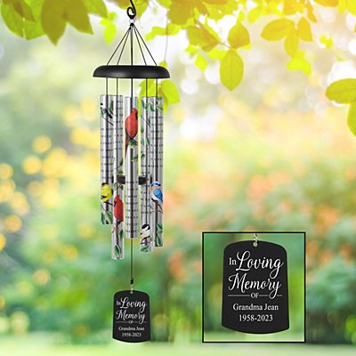 For Those We Love Memorial Sonnet Wind Chime