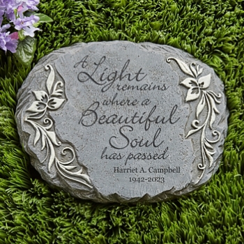 Beautiful Soul Memorial Personalized Garden Stone