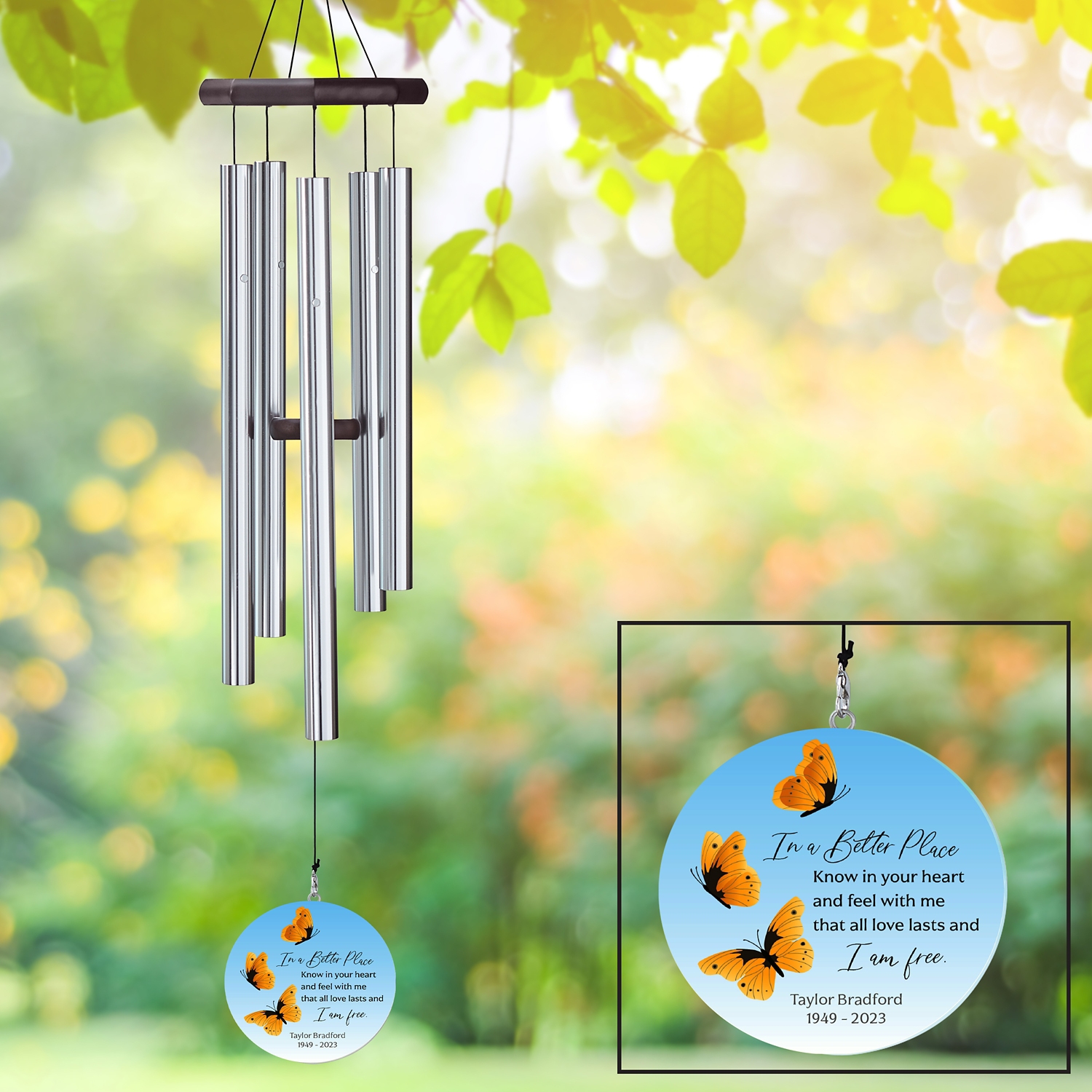 I Am Free Sympathy 30 inch Wind Chime