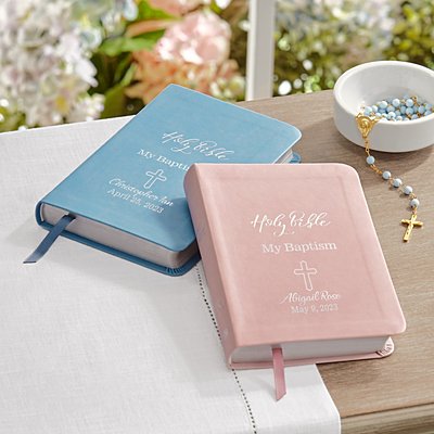 Baby's Personalized Baptismal Bible