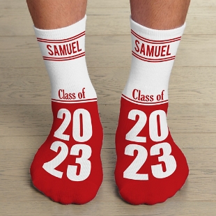 School Color Graduation Socks