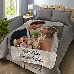 Picture Perfect Photo Quilted Throw