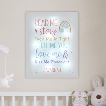 TwinkleBright® LED Tuck Me In Tight Canvas