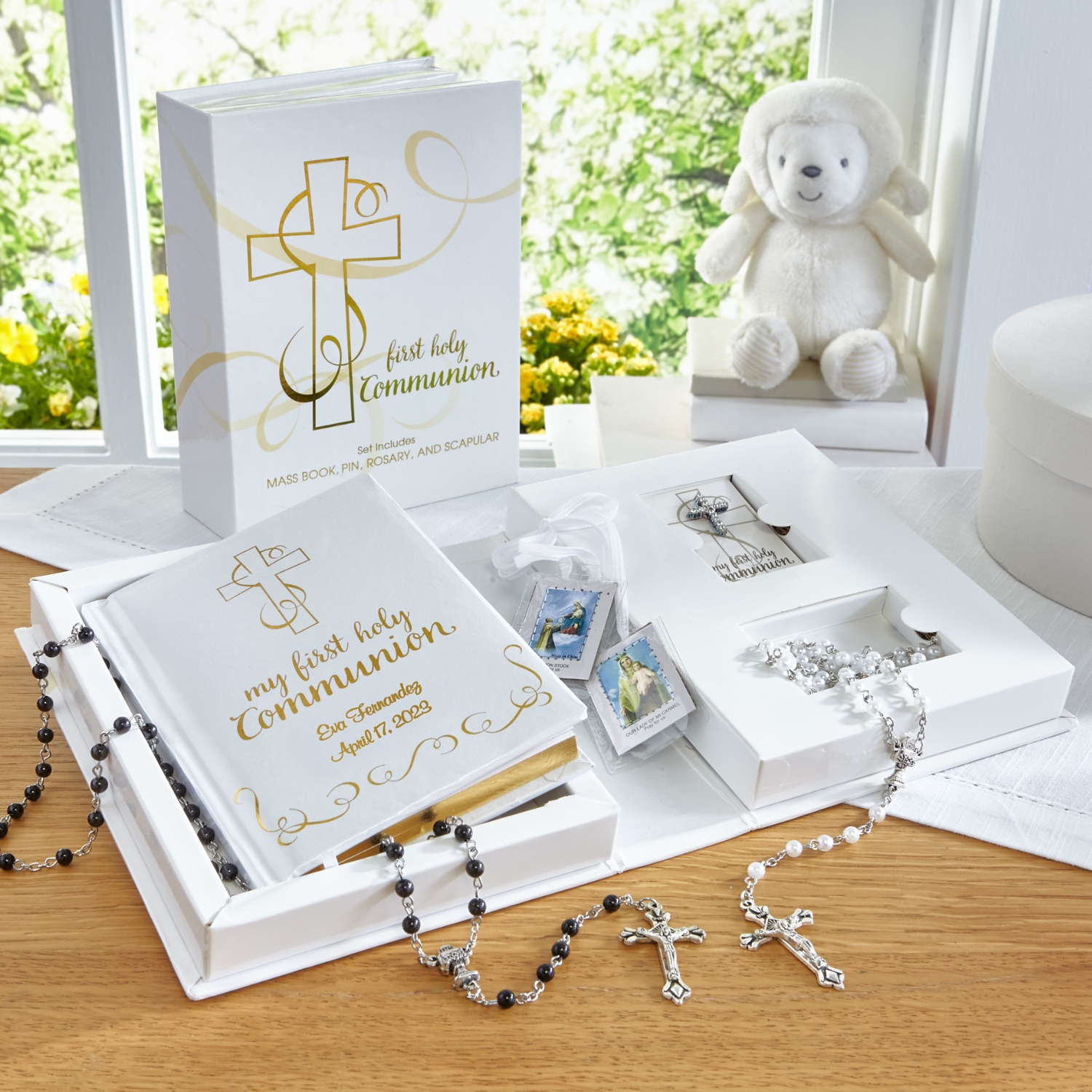 First Holy Communion Personalized Celebration Set