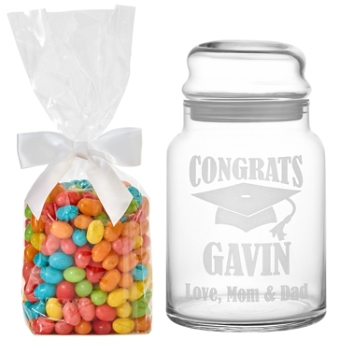 Graduation Treat Jar-With Candy