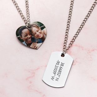 On This Day Photo Coordinates Photo Pendant