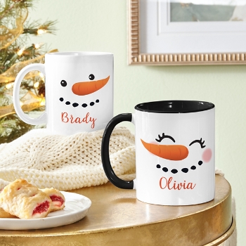 Cheery Couple Snowman Set