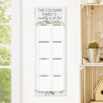 Weekly To-Do Dry Erase Marker Board