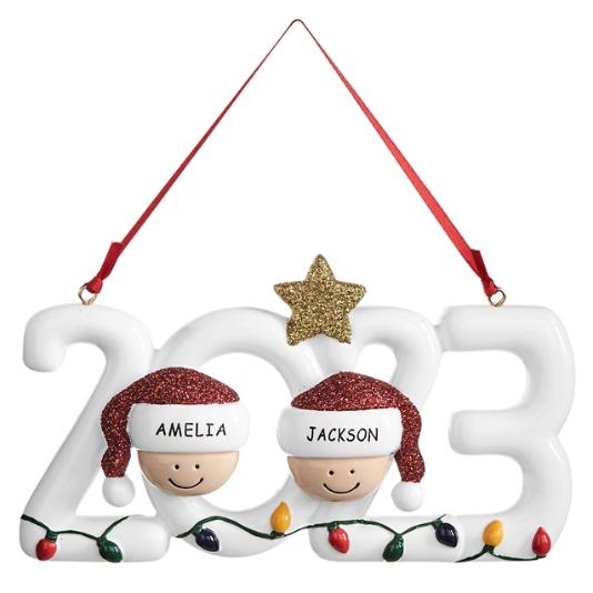 2023 Kids Ribbon Height Ornament, Custom Growth Ornament, Childrens  Keepsake Ornament, 2023 Ornament, Annual Family Ornament, Gift for Mom 