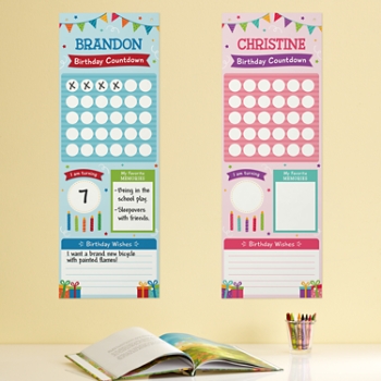 Birthday Countdown Dry Erase Marker Board