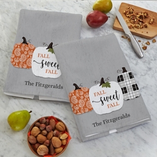 Autumn Sweet Autumn Tea Towels