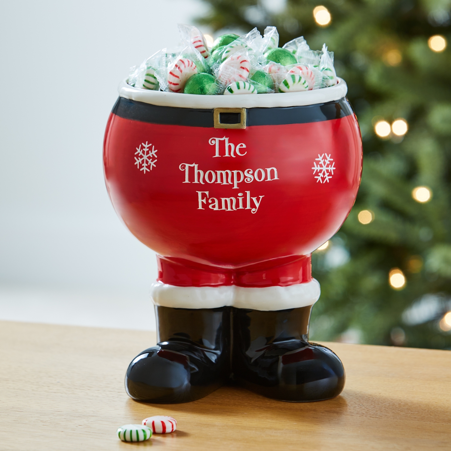 Holly Jolly Santa Treat Bowl