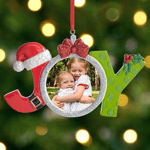 Joy Photo Ornament