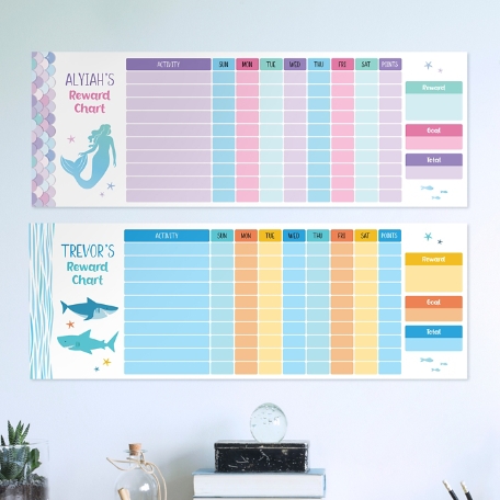 Kids Reward Chart Dry Erase Marker Board