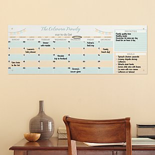 Our Family Schedule Dry Erase Marker Board