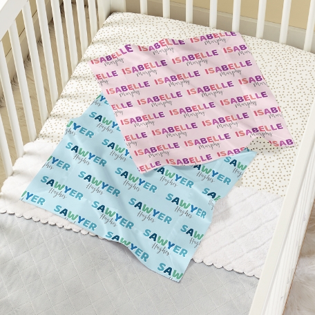Fun Block Name Security Blanket